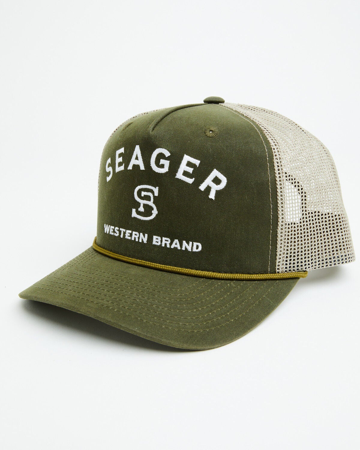 Seager Men's Branded Ball Cap, Green, hi-res