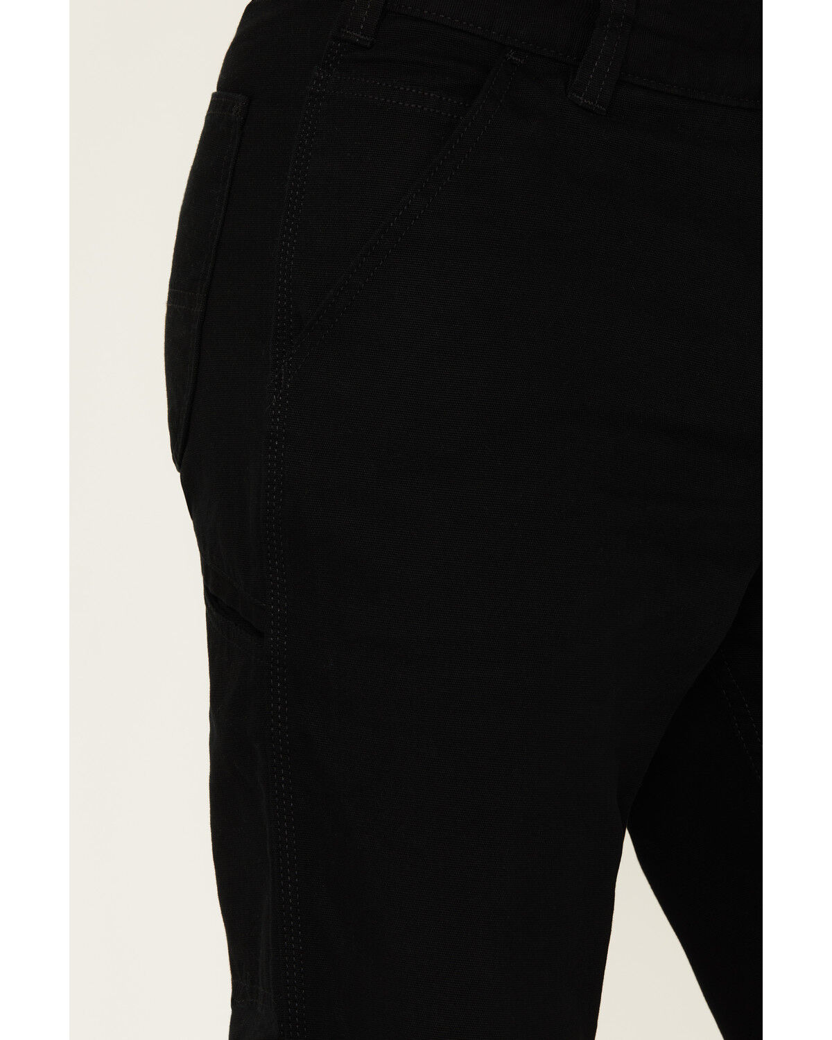 Image #2 - Carhartt Men's Black Rugged Flex Rigby Dungaree Work Pants, Black, hi-res