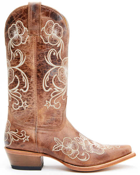 Shyanne Women's Lara Western Boots - Snip Toe, Taupe, hi-res