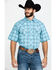 Image #1 - Wrangler 20X Men's Advanced Comfort Plaid Print Long Sleeve Western Shirt, , hi-res