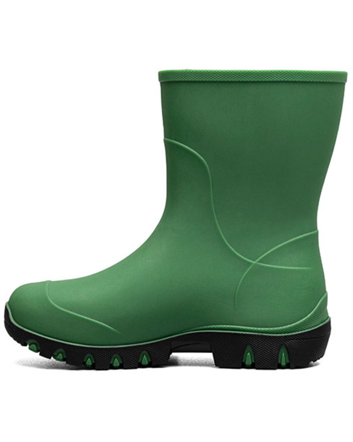 Image #3 - Bogs Boys' Essential Rain Mid Rain Boots - Round Toe, Green, hi-res