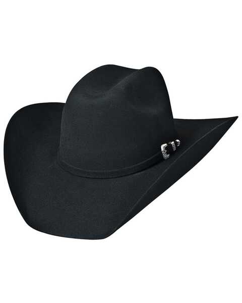 Bullhide Legacy 8X Fur Blend Cowboy Hat, Black, hi-res