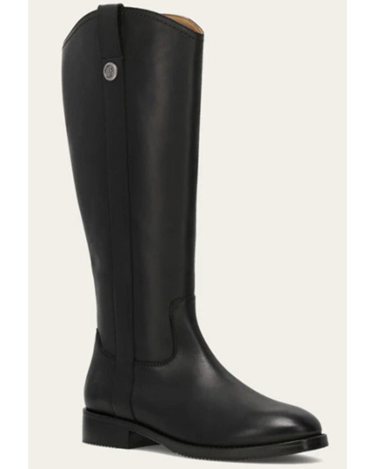 Frye Women's Melissa Lug Button Tall Western Boots - Round Toe, Black, hi-res