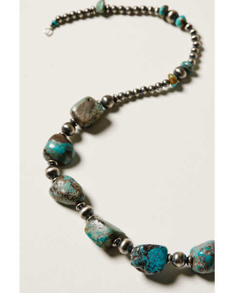Paige Wallace Women's Chunky Long Necklace, Turquoise, hi-res