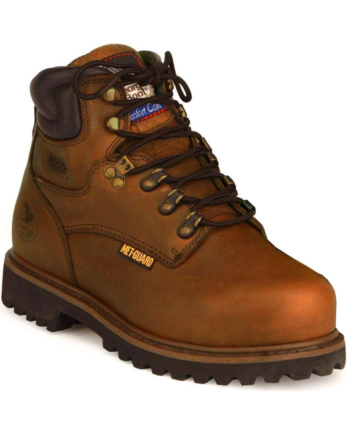 Image #1 - Georgia Men's Internal Metatarsal Heritage 6" Work Boots, Briar, hi-res