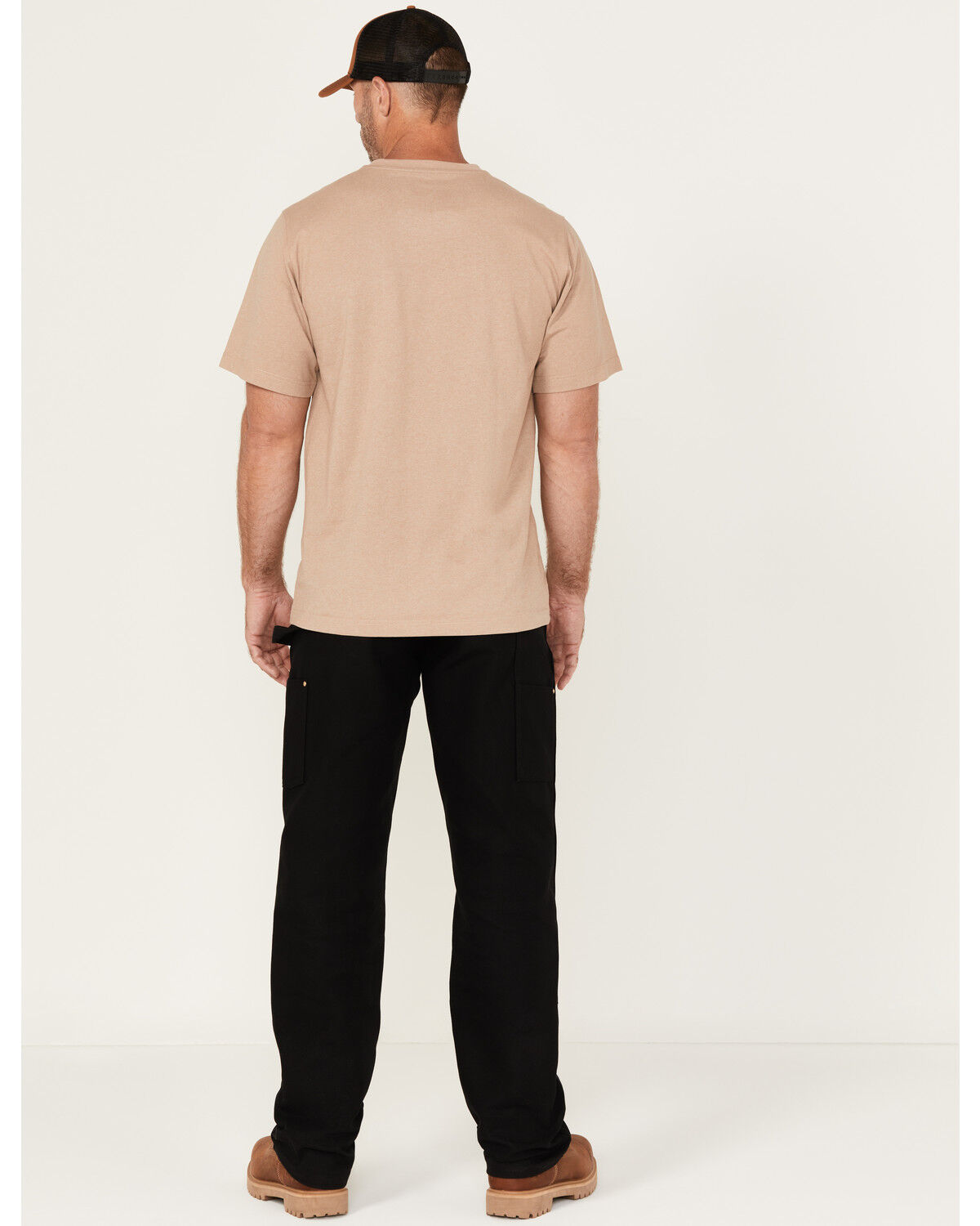Image #3 - Carhartt Men's Loose Fit Firm Duck Double-Front Utility Work Pant, Black, hi-res