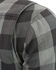 Milwaukee Performance Men's Aramid Checkered Plaid Biker Shirt, Dark Grey, hi-res
