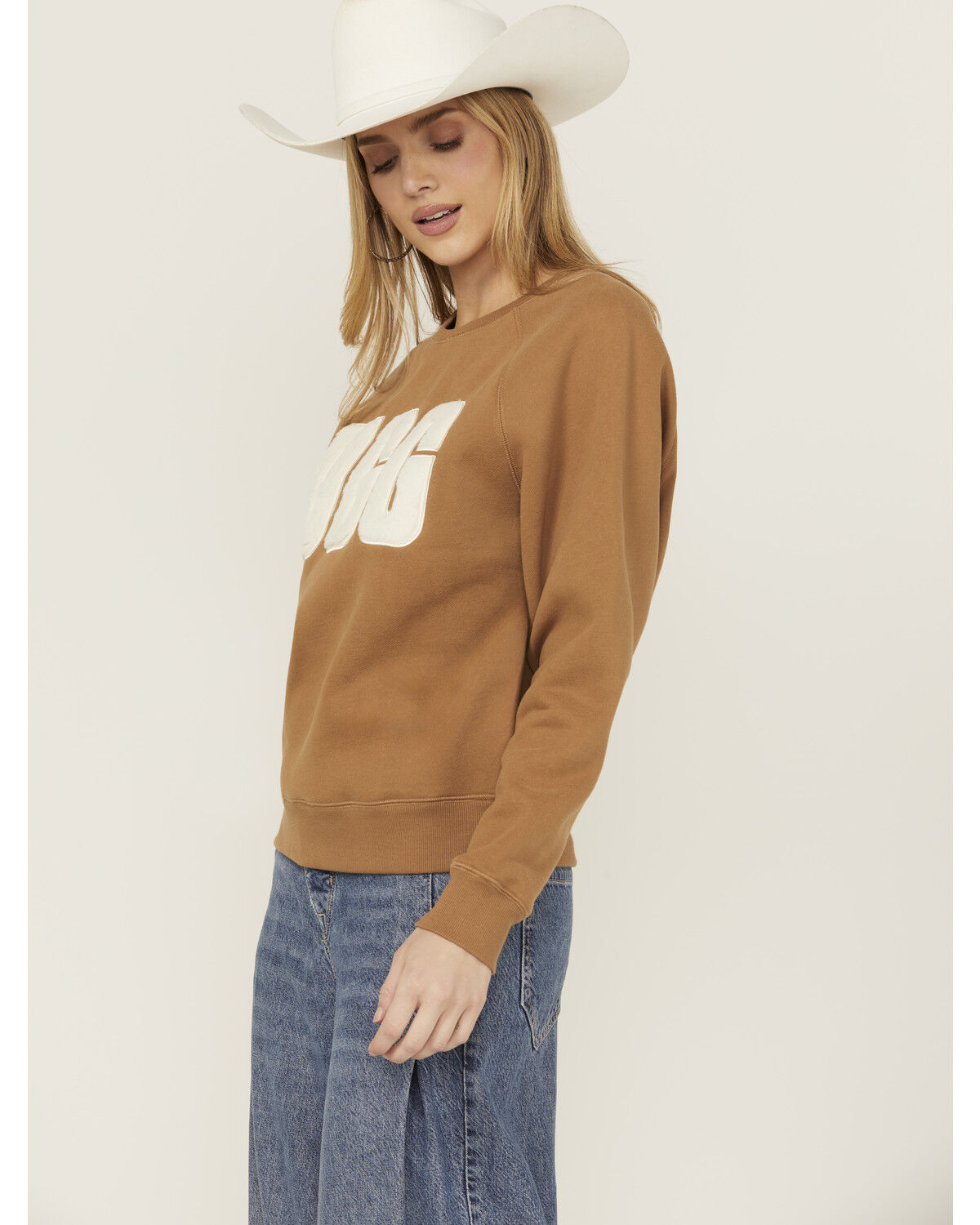Image #2 - Ugg Women's Madeline Logo Crewneck Sweatshirt, Rust Copper, hi-res