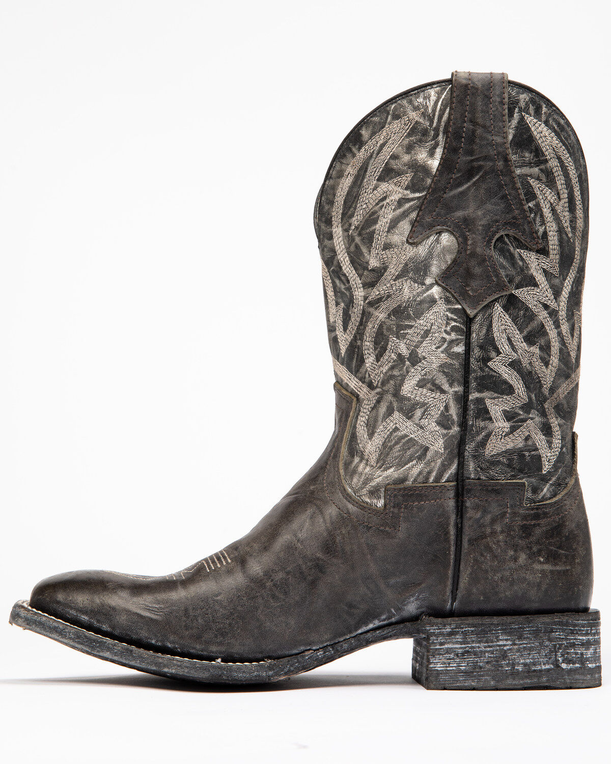 grey western boots