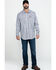 Cinch Men's FR Lightweight Check Print Long Sleeve Pearl Snap Work Shirt , White, hi-res