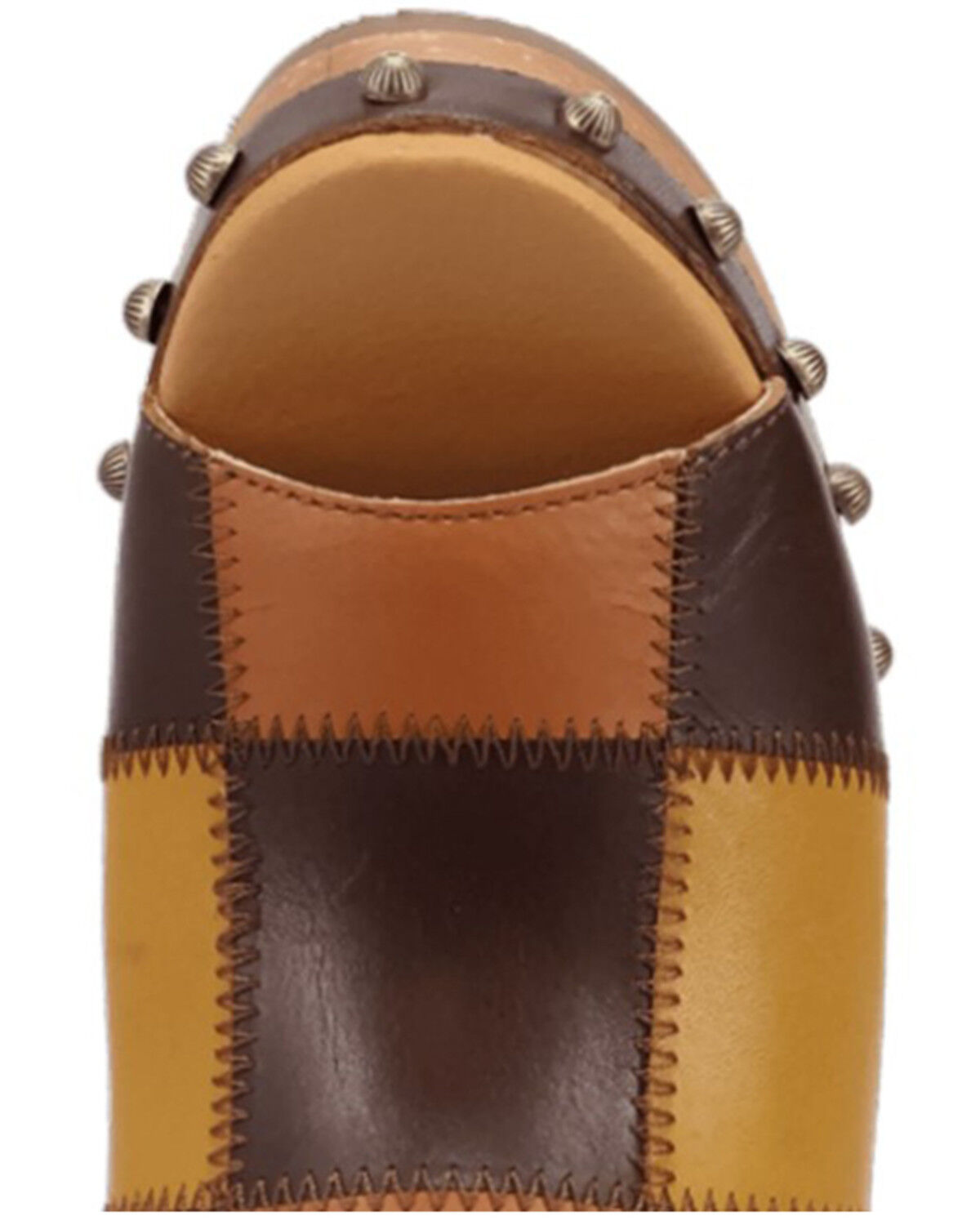 Image #6 - Dingo Women's Mosaic Wooden Sandals, Multi, hi-res