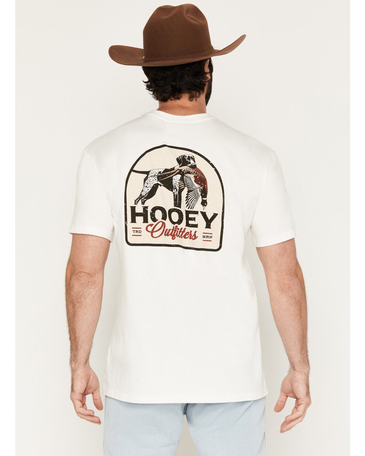 Hooey Men's Remi Short Sleeve Graphic T-Shirt, Cream, hi-res