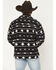 Image #4 - Rock & Roll Denim Men's Southwestern Striped Berber Jacket, Charcoal, hi-res