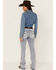 RANK 45® Women's Light Wash Mid Rise Bootcut Riding Jeans, Light Wash, hi-res