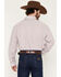 Image #4 - Wrangler Men's Classics Micro Paisley Print Long Sleeve Button-Down Western Shirt, Red, hi-res