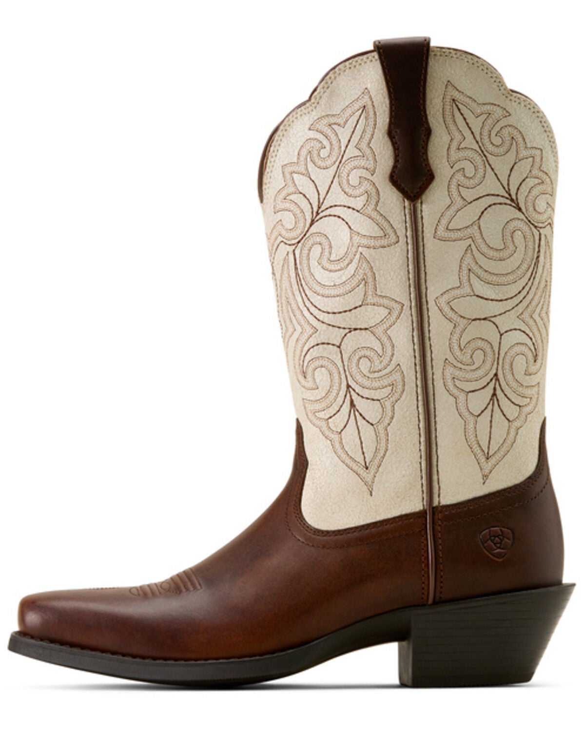 Image #2 - Ariat Women's Round Up Western Performance Boots - Square Toe, Caramel, hi-res