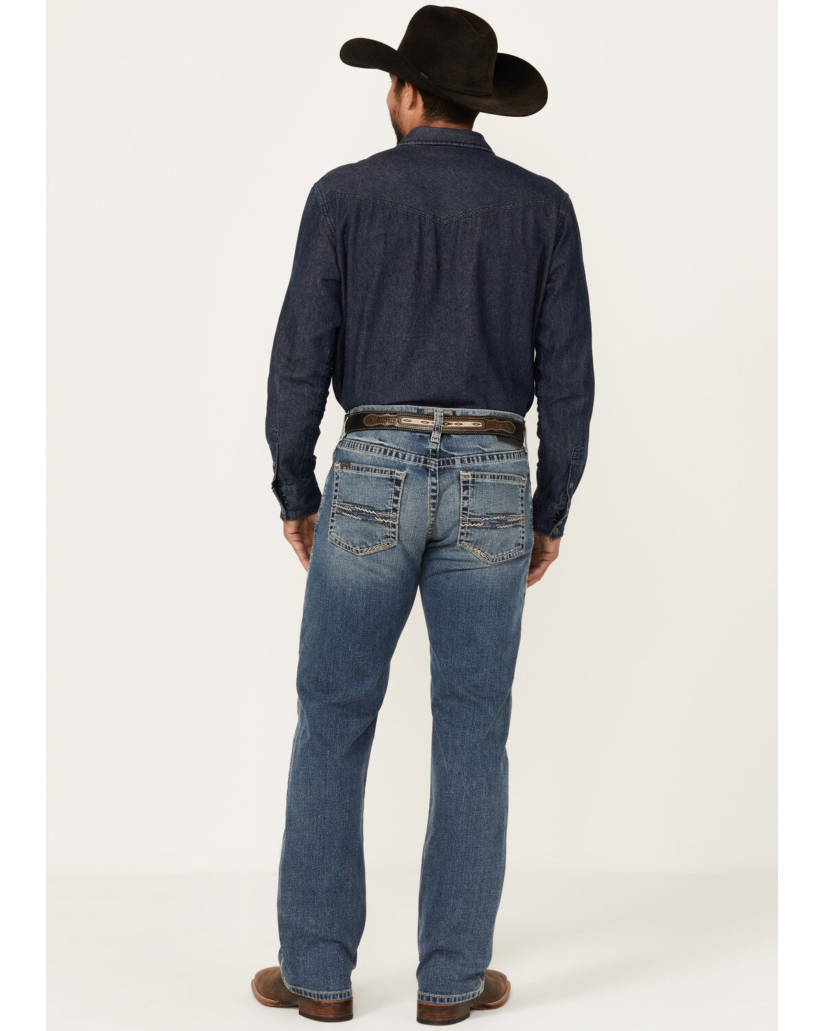 Product Name:  Ariat Men's M2 Medium Wash Relaxed Bootcut Stretch Denim Jeans
