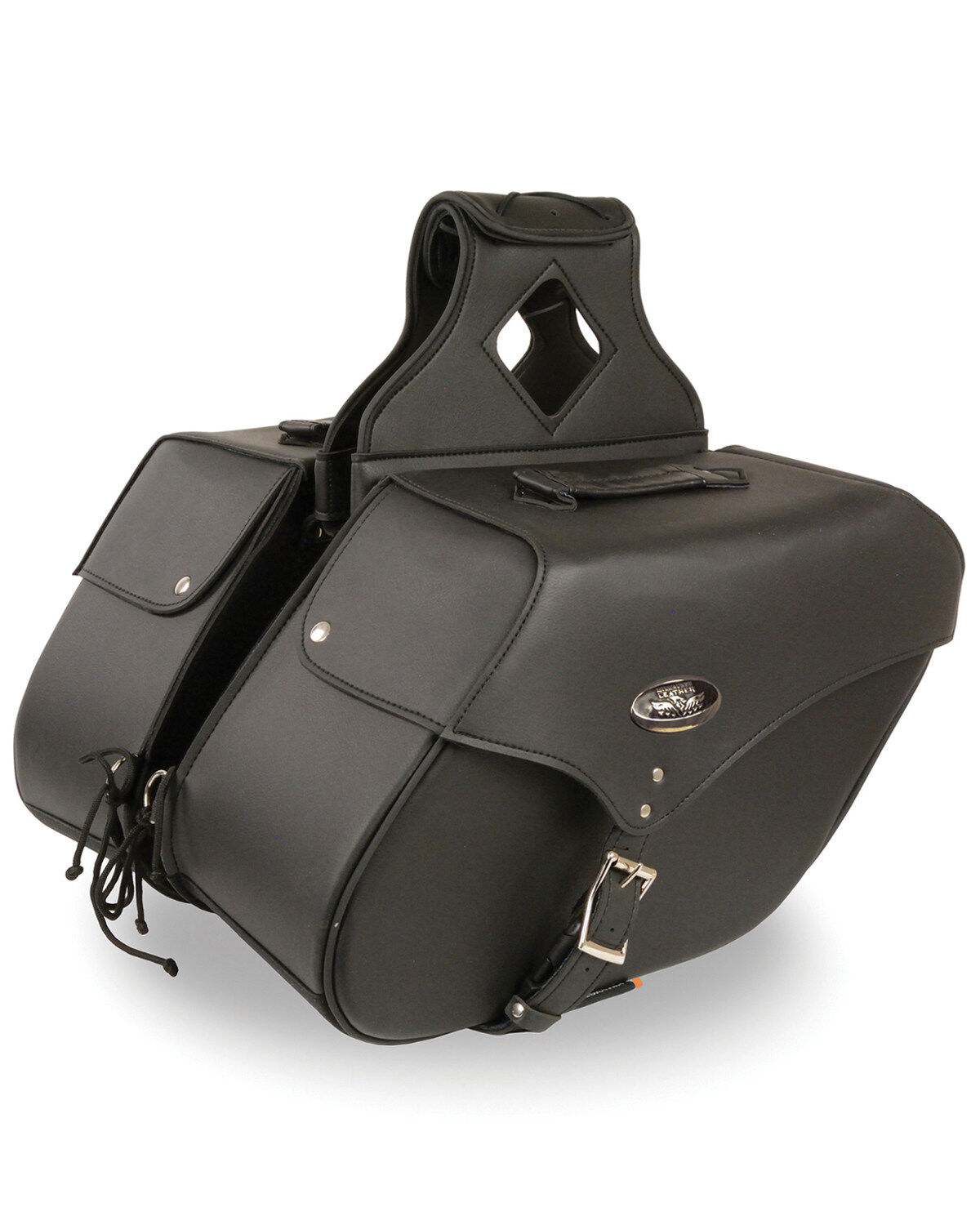 Motorcycle Saddle Bags Milwaukee Leather MP8306 Black Large