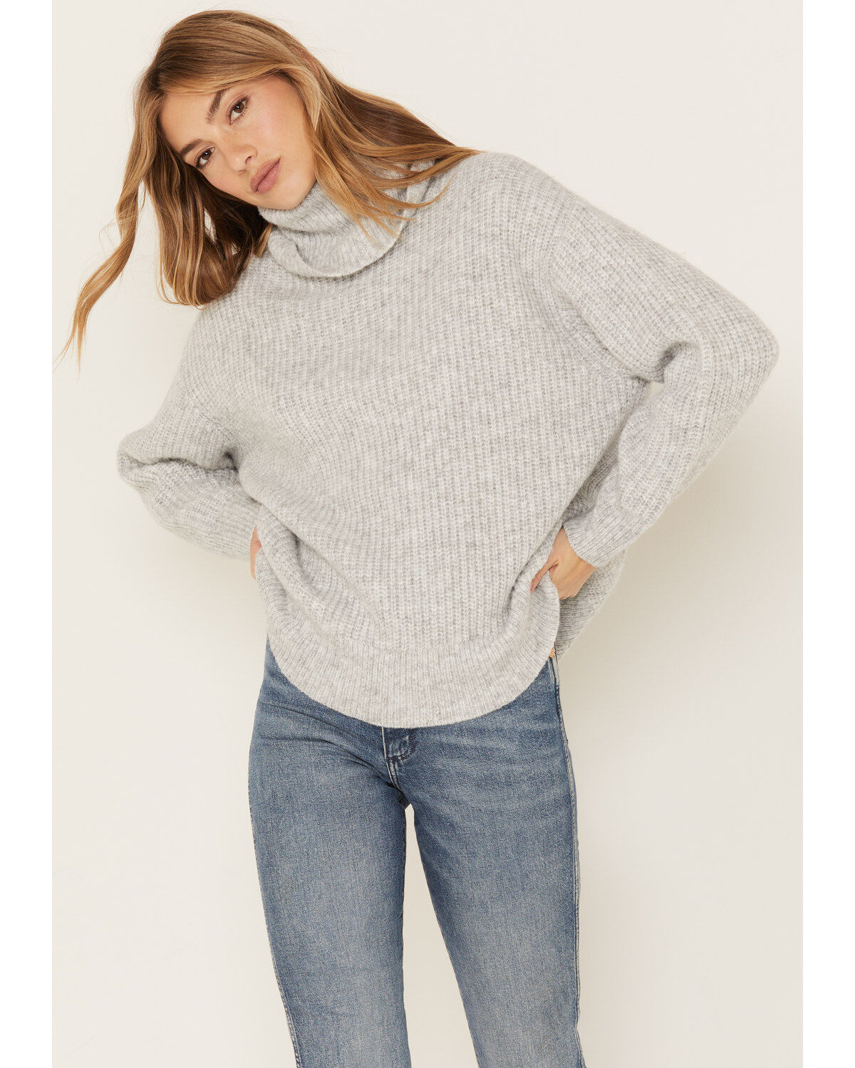 Image #3 - Cleo + Wolf Women's Oversized Turtleneck Sweater, , hi-res