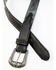Moonshine Spirit Men's Mad Cat Western Leather Belt, Black, hi-res