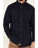 Image #3 - Ariat Men's FR Featherlight Long Sleeve Button Down Work Shirt, Navy, hi-res
