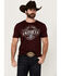 Image #1 - Cody James Men's Bull Banner Short Sleeve Graphic T-Shirt, , hi-res