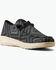 Image #1 - Ariat Men's Hilo Casual Shoes - Moc Toe, Black, hi-res