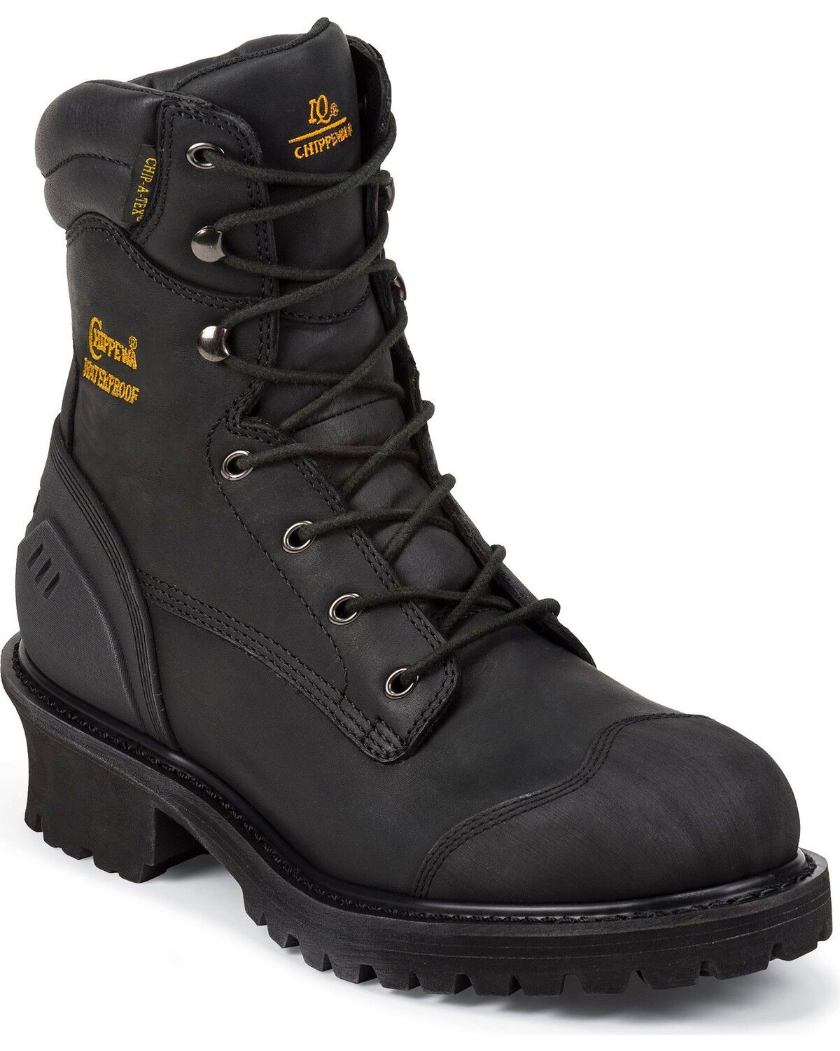 Image #1 - Chippewa Waterproof & Insulated 8" Lace-Up Work Boots - Composite Toe, , hi-res