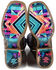 Image #2 - Tin Haul Women's Sizzling Aztec Western Boots - Broad Square Toe, Brown, hi-res