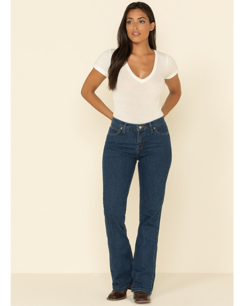 As Real As Wrangler Women's Classic Fit Boot Cut Jeans, Denim, hi-res