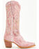 Dan Post Women's Cherry Bomb Tall Western Boot - Snip Toe, Pink, hi-res