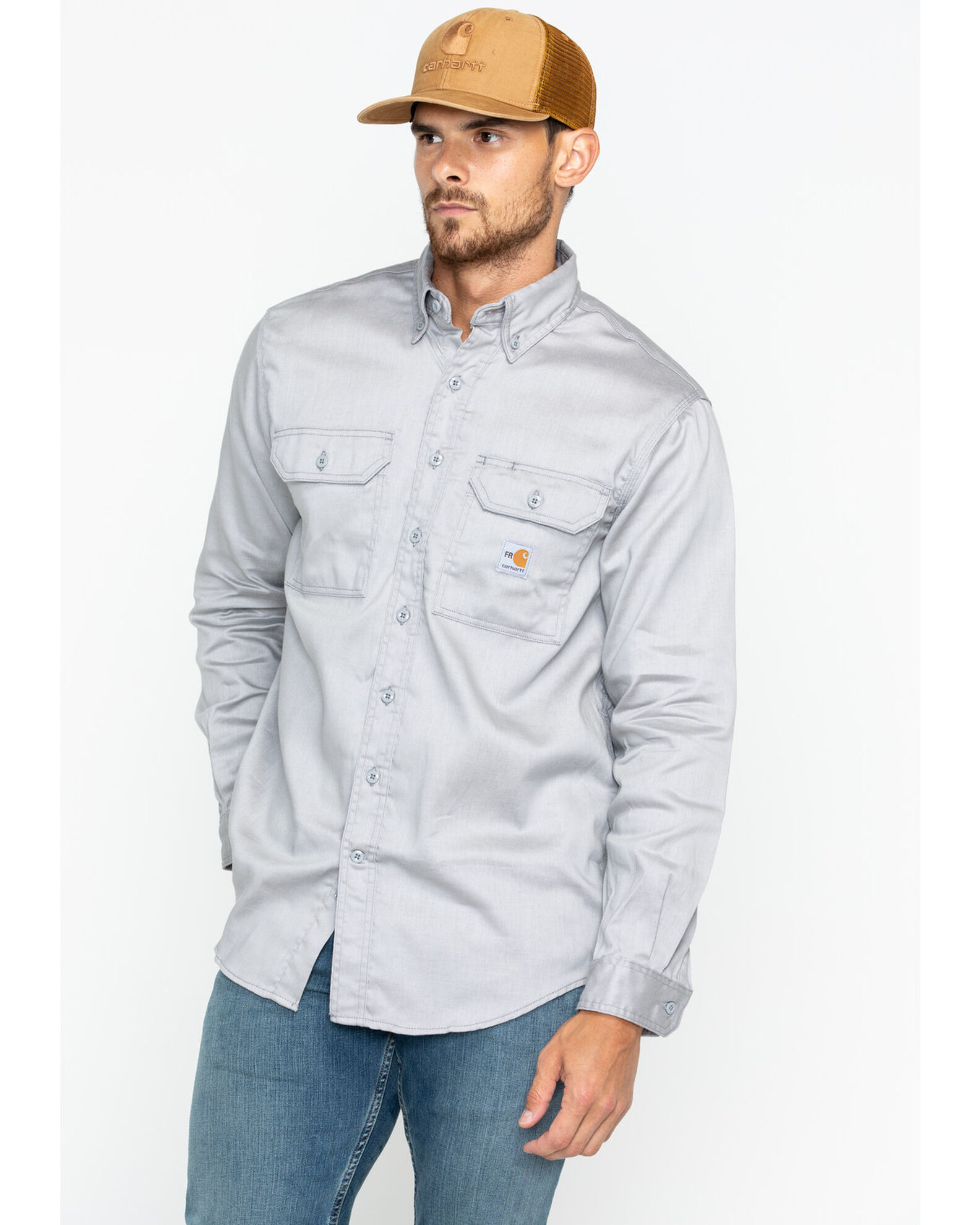 Carhartt twill work shirt best sale