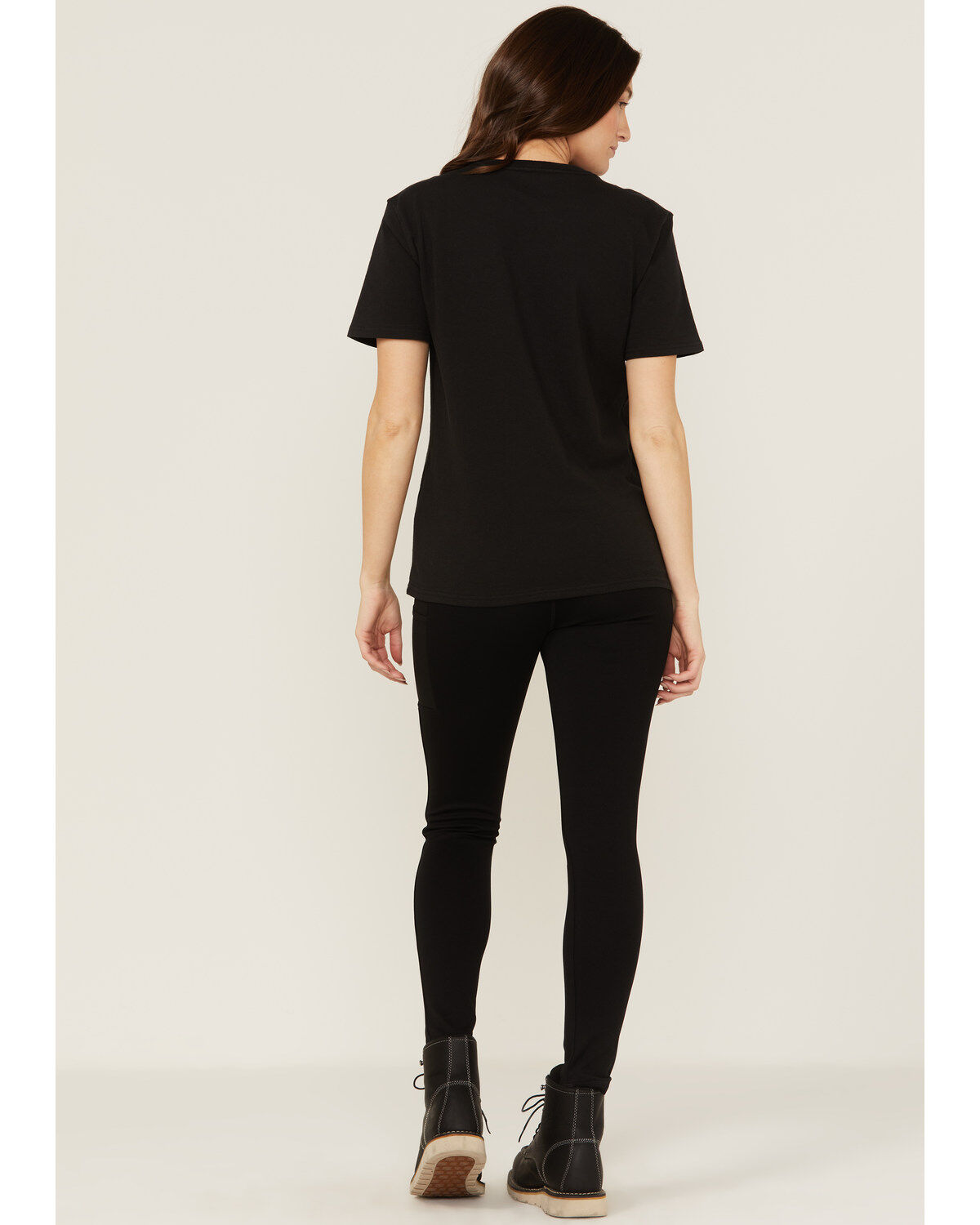 Image #3 - Carhartt Women's Force Utility Work Leggings, Black, hi-res