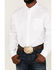 Image #3 - RANK 45® Men's Solid Basic Twill Logo Long Sleeve Button-Down Western Shirt , White, hi-res