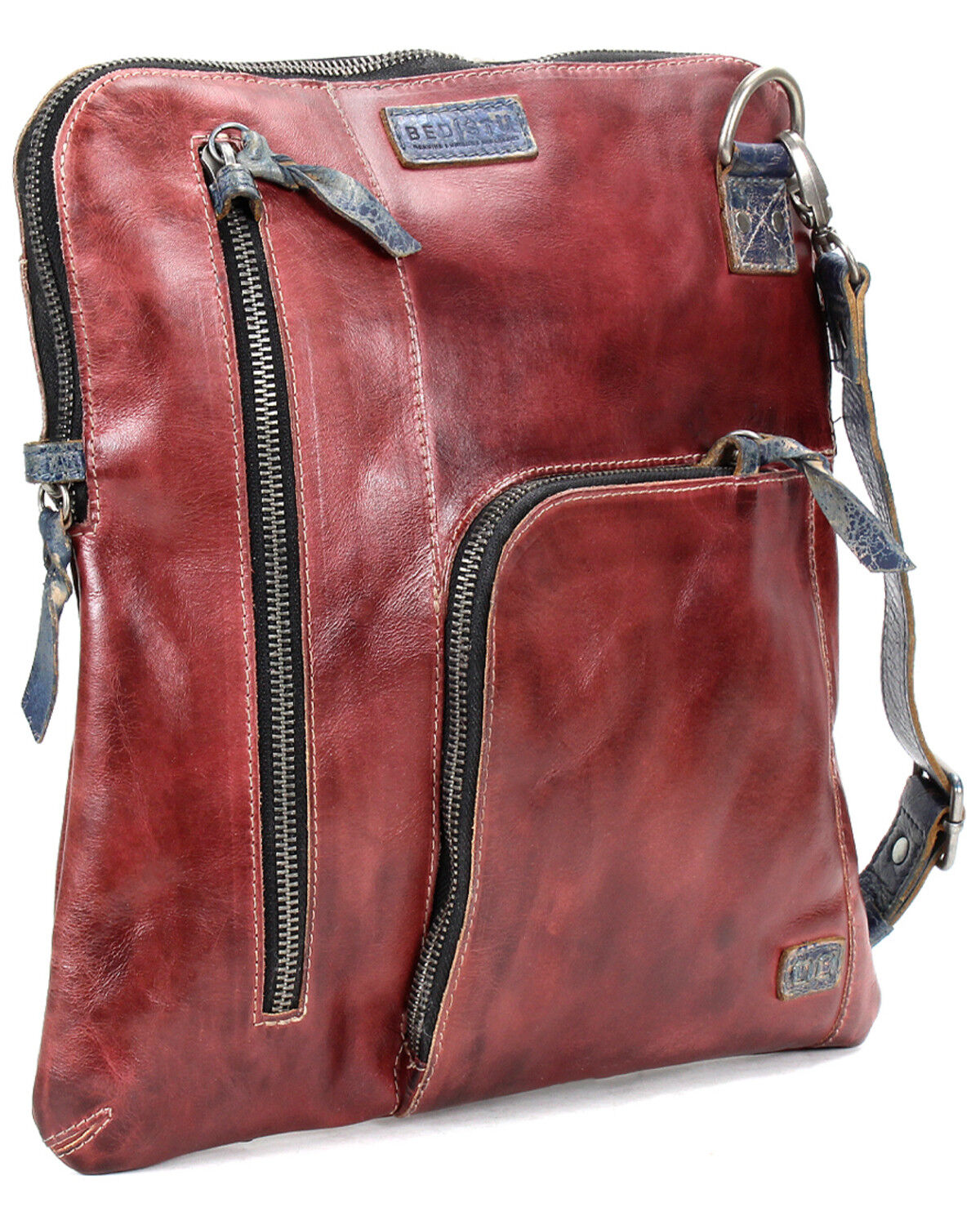 Image #2 - Bed Stu Women's Aiken Crossbody Bag, Cherry, hi-res