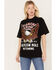 Diamond Cross Ranch Women's The Eagle Short Sleeve Graphic Tee, Black, hi-res