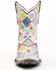 Image #4 - Yippee Ki Yay by Old Gringo Women's Heirloom Short Embroidered Patchwork Booties - Round Toe, White, hi-res