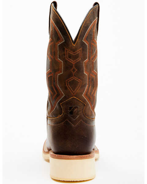 Image #5 - RANK 45® Men's Bullet Advanced Western Performance Boots - Broad Square Toe, Brown, hi-res
