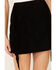 Image #3 - Double D Ranch Women's Gathered Stories Fringe Skirt, Black, hi-res