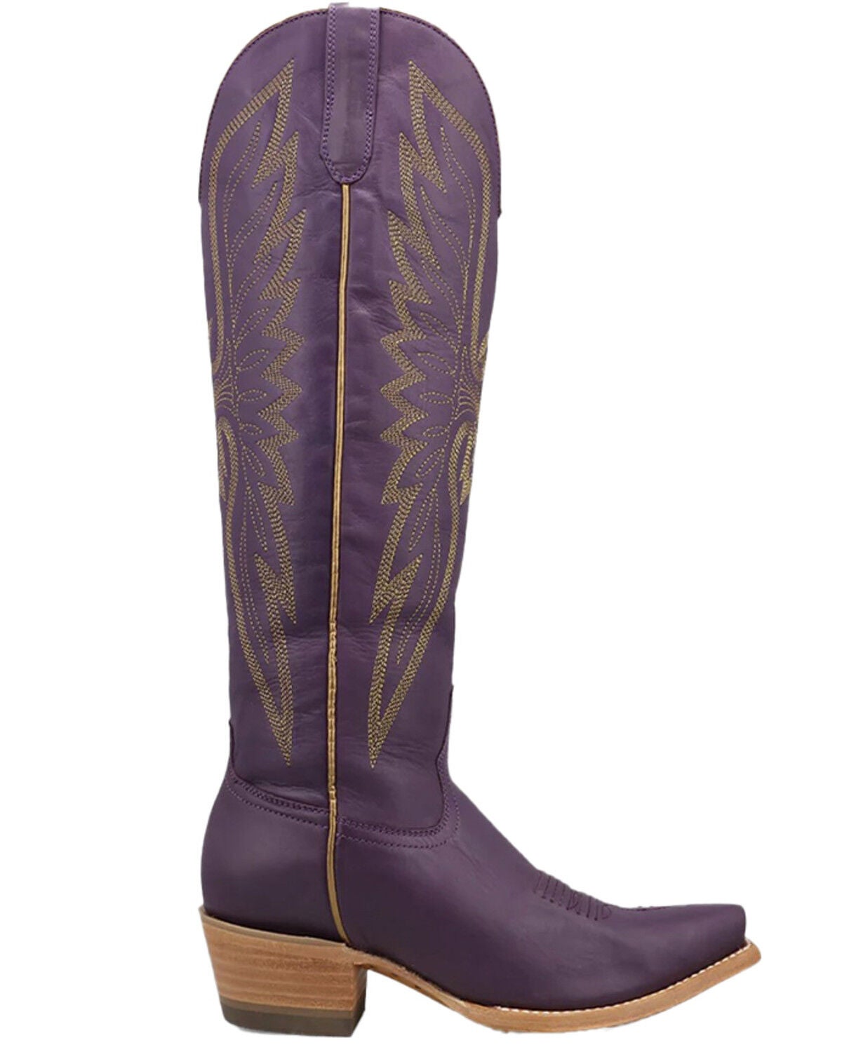 Black Star Women's Isabel Tall Western Boots - Snip Toe, Purple, hi-res
