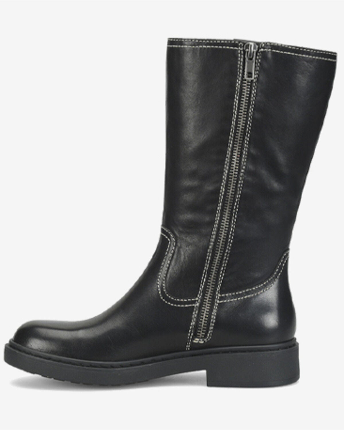 Image #3 - Born Women's Bradey Fashion Boots - Round Toe, Black, hi-res