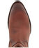 Image #6 - Frye Men's Austin Inside Zip Ankle Boots - Round Toe, Cognac, hi-res