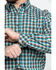 Image #4 - Tuf Cooper Men's Competition Brown Check Plaid Long Sleeve Western Shirt, Brown, hi-res