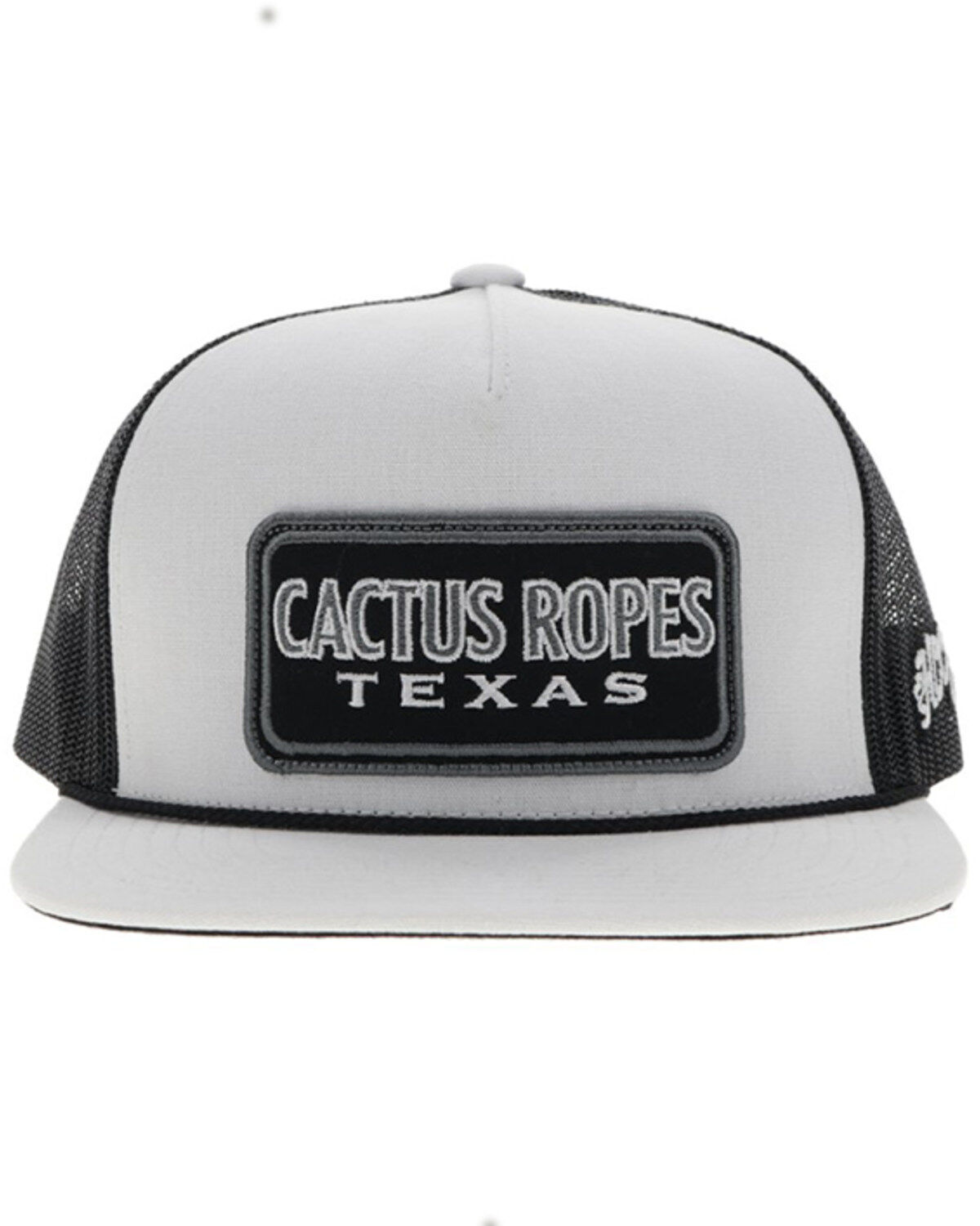 Image #3 - Hooey Men's Cactus Ropes Trucker Cap, White, hi-res