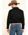 Image #2 - Gibson Men's Basic Solid Long Sleeve Pearl Snap Western Shirt, Black, hi-res