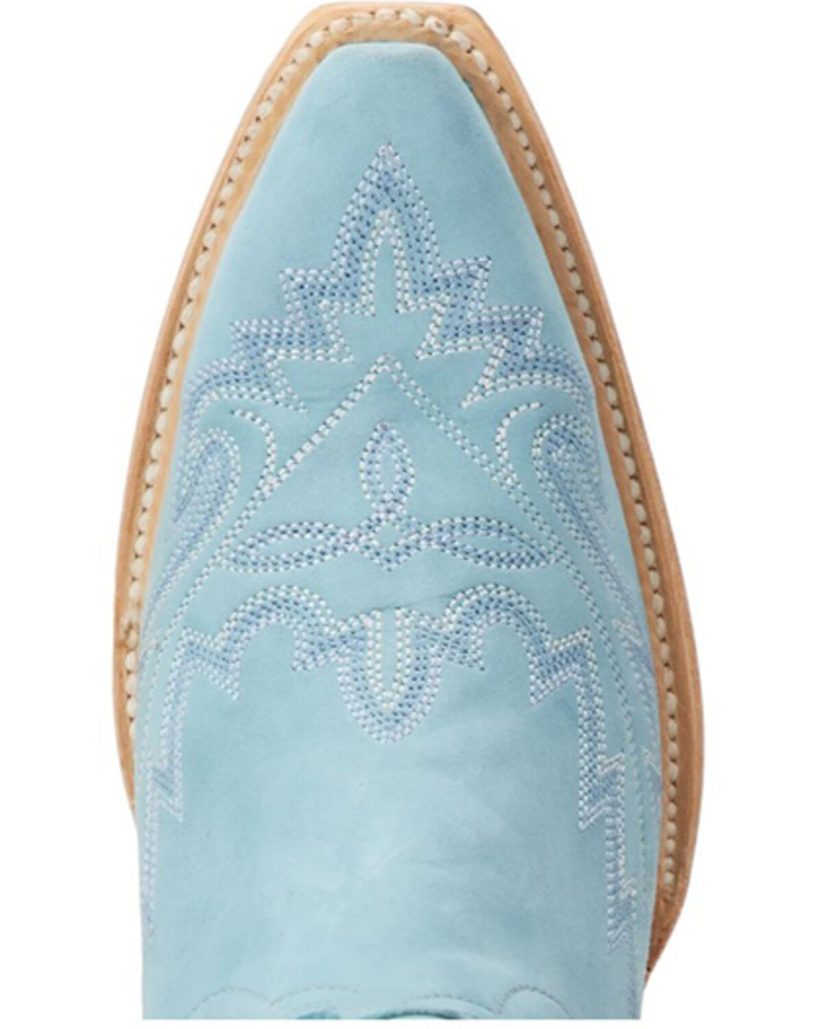 Image #6 - Lane Women's Lexington Western Booties - Snip Toe, Blue, hi-res