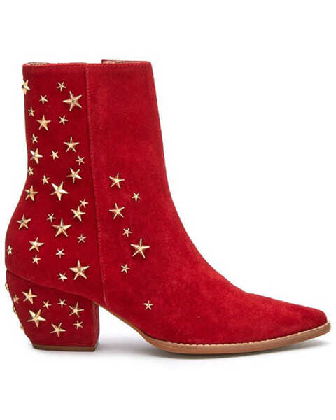 Matisse Women's Caty Limited Edition Western Fashion Booties - Pointed Toe, Red, hi-res