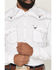 Image #3 - Cowboy Hardware Men's Hecho En Mexico Long Sleeve Snap Stretch Western Shirt, White, hi-res