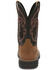 Image #4 - Justin Men's Stampede Rush Western Work Boots - Composite Toe, Brown, hi-res