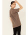 Image #4 - Ali Dee Women's Heather Brown Howdywood Graphic Short Sleeve Tee, Brown, hi-res